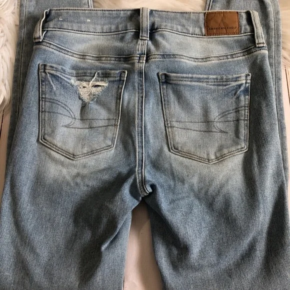 American Eagle The Dream Jean hi- rise Jegging size 0 EUC - Picture 2 of 14